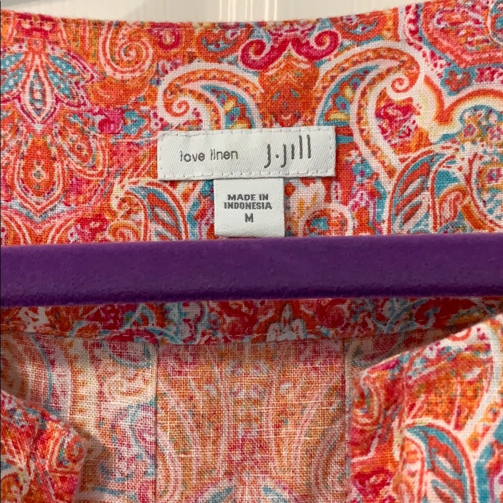 J. Jill Linen sleeveless dress